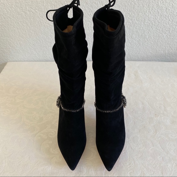 badgley mischka embellished boots - Picture 5 of 12